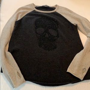 27 Miles Skull Cashmere Sweater